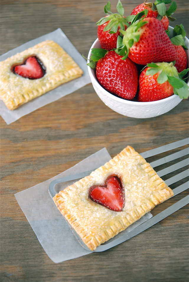 How to make Strawberry Heart Nutella Pop Tarts! | Food Design Inspiration