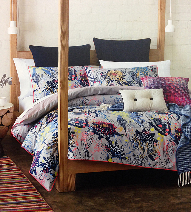 R.M. Williams branch into bed linen and homewares // I love this quilt cover!