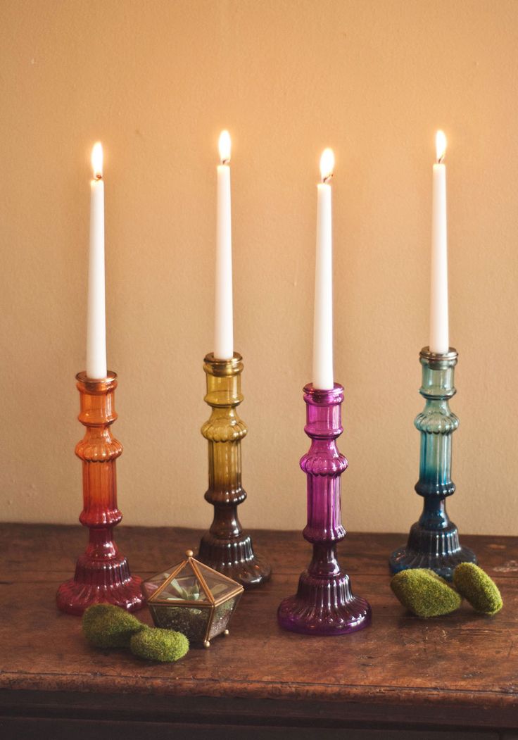Boho ombre candlesticks #product_design
