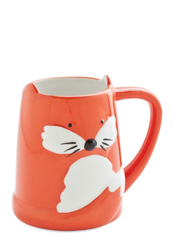 Fox mug - cute! #product_design