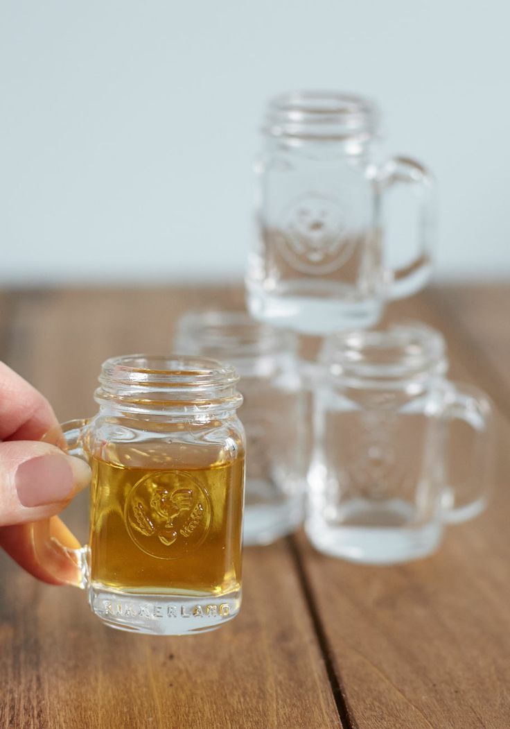 Mini Mason jar shot glasses #product_design