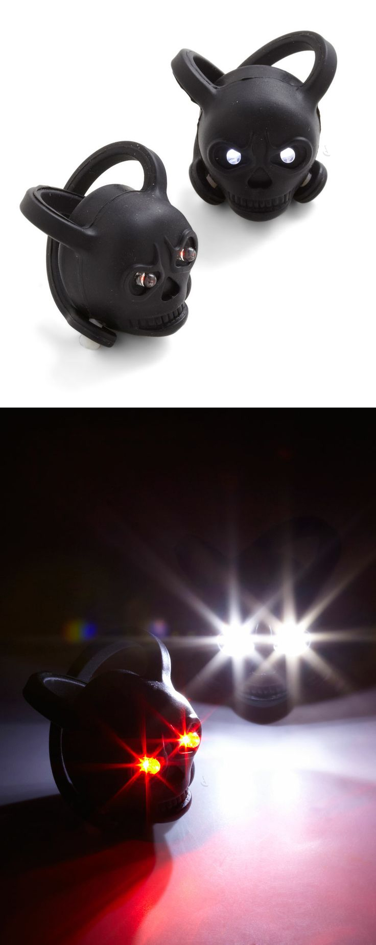 Skull bicycle lights #product_design