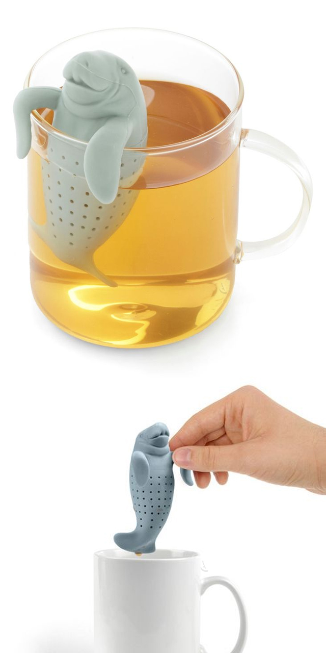 Manatea tea infuser // Get in my mug. Now. #product_design