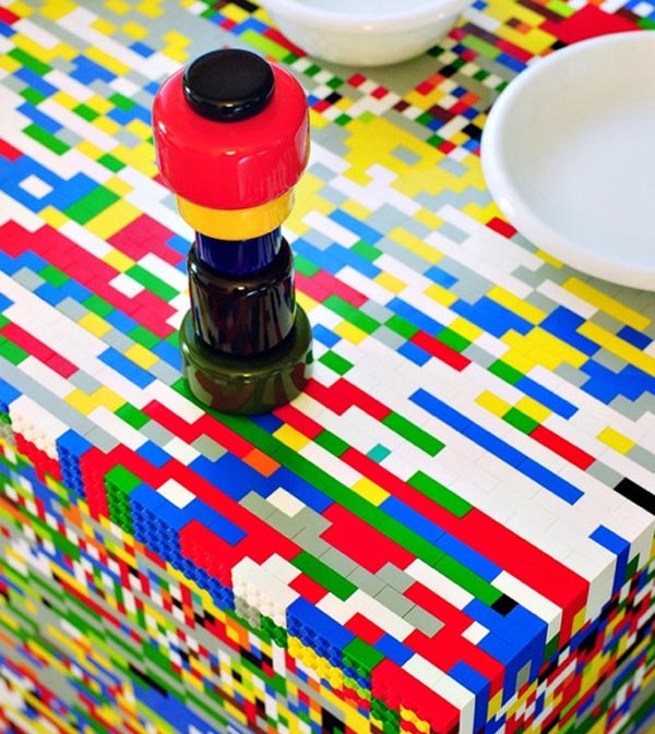 Lego kitchen bench close up #product_design