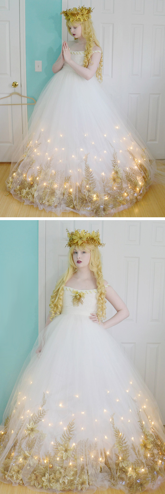 Awesome DIY inspiration - a light up fairy garden dress tutorial! #product_design #design_inspiration