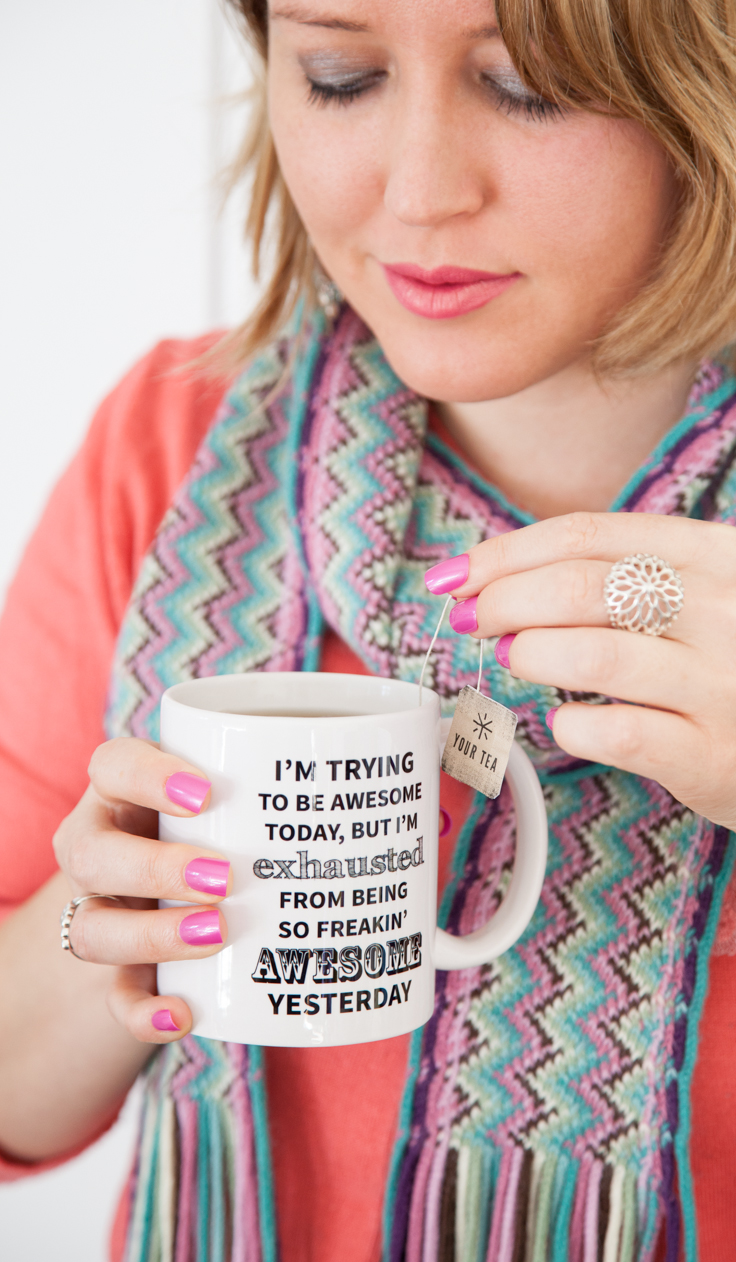 I'm trying to be awesome today mug