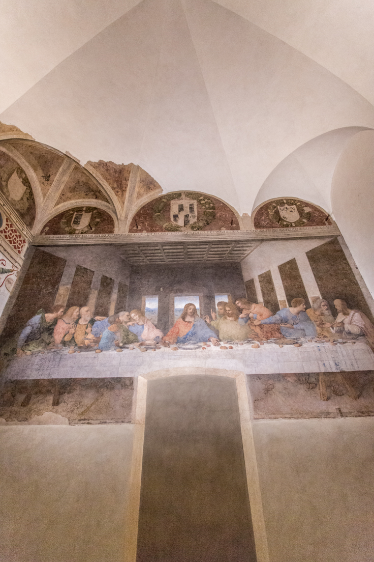 Leonardo DaVinci's The Last Supper Painting on the wall of the Santa Maria delle Grazie | The Ultimate Guide to Milan Design Week