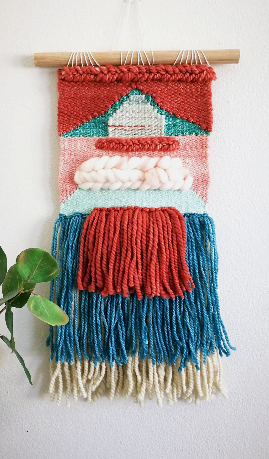 Modern woven wall hanging | Jade & Frankie on Etsy